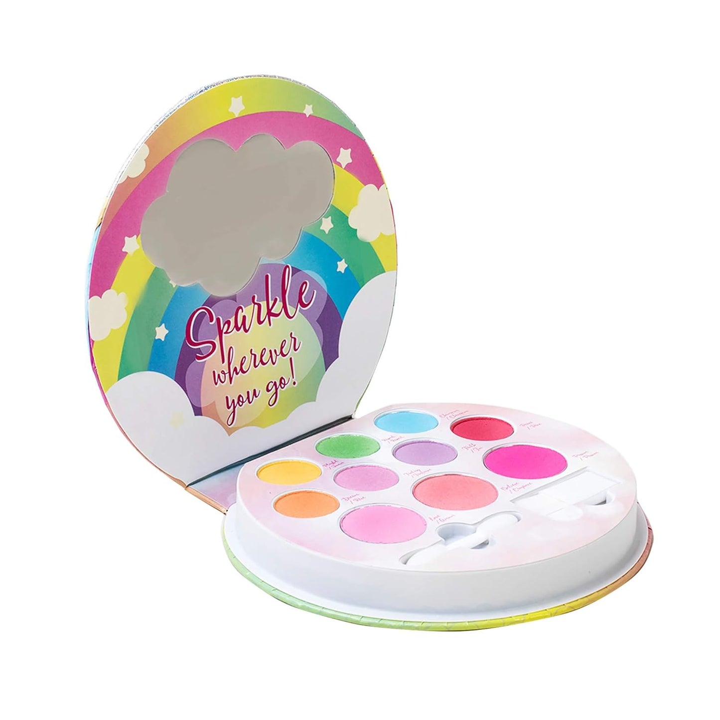 Lip Smacker Sparkle & Shine Unicorn Eyeshadow Palette Makeup Collection + Lippy Pals Bunny Rabbit Carrot Cake Lip Balm