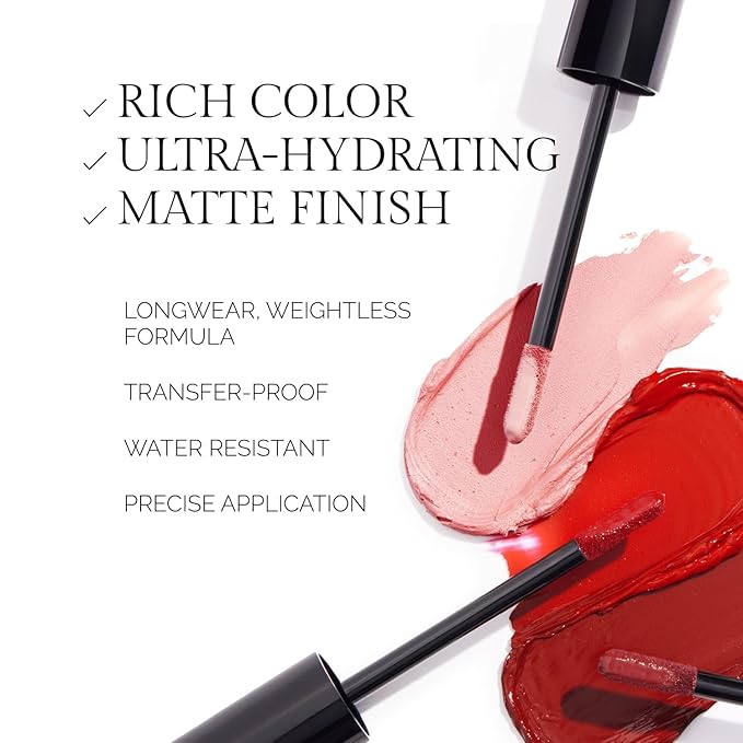 OFIR Velvet Bond Liquid Matte Lipstick | Matte Liquid Lipstick for Bold, Full Coverage Color | Hydrating Pigments Offer All-Day Comfort | Vegan Formula | Toffee - Soft Brown Shade | 0.12 fl oz