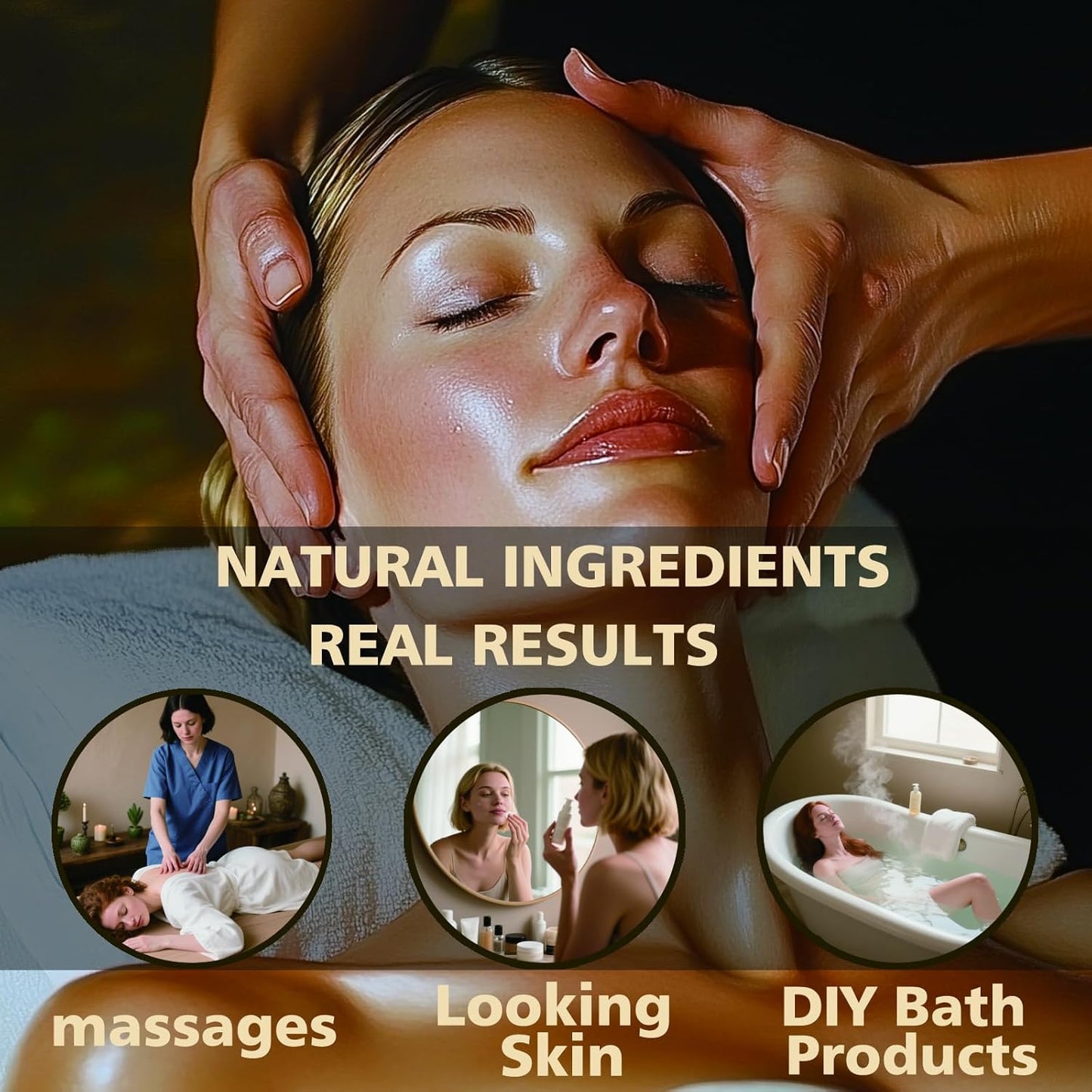 Lemongrass Essential Oil-Lemongrass Fragrance Oil 16.33oz (490ml)-100% Pure Natural Scent for Diffusers, Candles, Soap Making & Aromatherapy-Relaxing Home & Gift Essential Oil for Bath, Massage