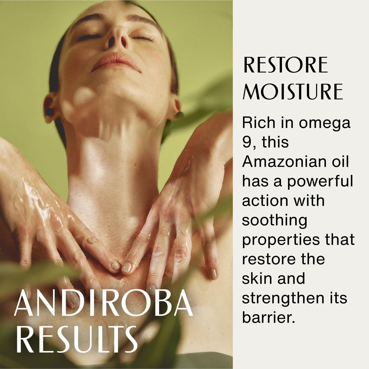 natura - Ekos Andiroba Triple Phase Shower Oil - Restorative In-Shower or Bath Body Oil - Anti-Damage - Scented - Bath Oil - Skin Moisturizer - Vegan Skin Care - Brazilian Beauty - 6.7 fl oz (200ml)