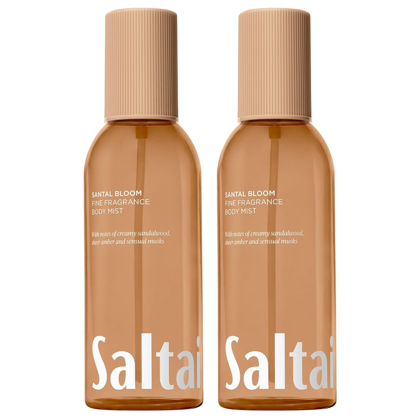 Saltair Body Mist 2 Pack - Fine Fragrance, Lightweight Body Spray Mist with Santal Bloom Scent. Long Lasting Perfume Mist. 2x 8oz Bottles