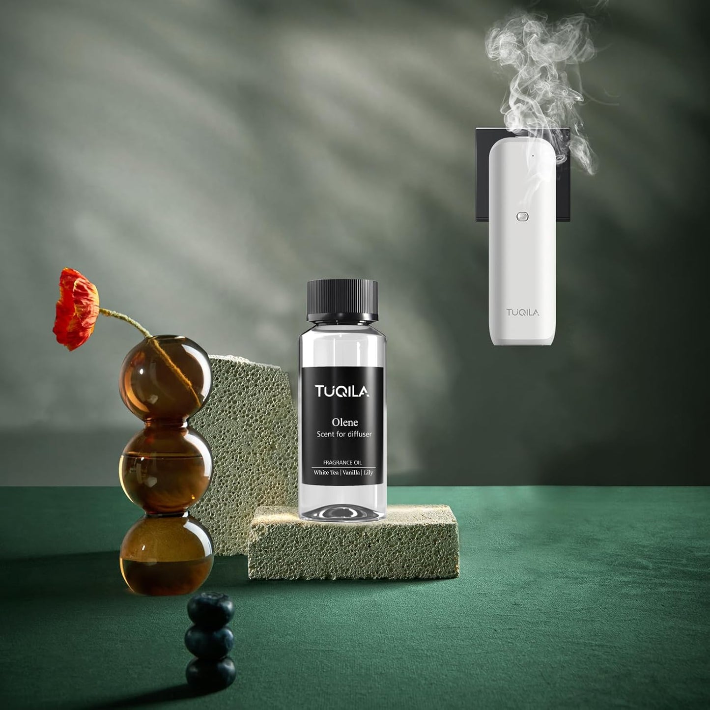 Waterless Diffuser Oil Olene, Essential Scent Oil Usage Cold Air Waterless Diffuser, Luxury Scents Oils Fragrance Bottle120 ML Home Natural Flavour