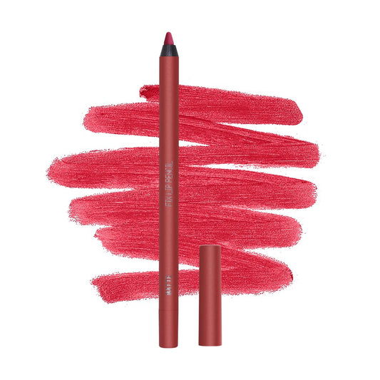 about-face Matte Fix Lip Pencil 4Ever Flame – Long-Wear, Creamy Matte Lip Liner with Hyaluronic Acid & Vitamins C & E – Vegan, Cruelty-Free, Clean Beauty – 0.042 oz (Cherry Red)