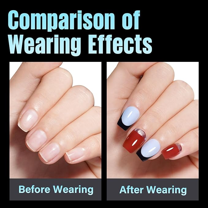 TOMICCA Extra Short Coffin Nail Tips, 240Pcs Half Matte Press on Full Cover Acrylic Nails, 12 Sizes Pre -Shape Soft Acrylic Fake Nail Tips for Nail Extension Art Home DIY Nail Salon