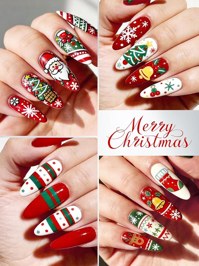 24 Colors Double-Ended Nail Art Marker Pens Set, EBANKU Nail Polish Pen for Nail Art, Fine Tip Nail Pen for Painting Nail, Nail Point Dotting Liner Drawing Pen for DIY Salon Home Beauty Adorn Manicure