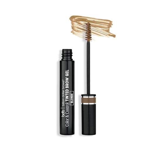 bdb Color & Control, Tinted Eyebrow Gel - Effortless Brows, Waterproof Formula, Blonde