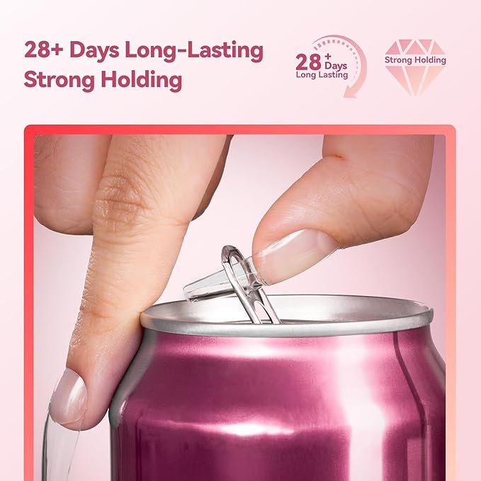 Makartt Hema-Free Semi Solid Nail Glue for Press On Nails, No Lamp Needed Soft Acrylic Gel Nail Tips Fake Nails, Easy to Control Nail Glue Gels for Nail Art DIY Home Manicure 10ml (10ml*2)