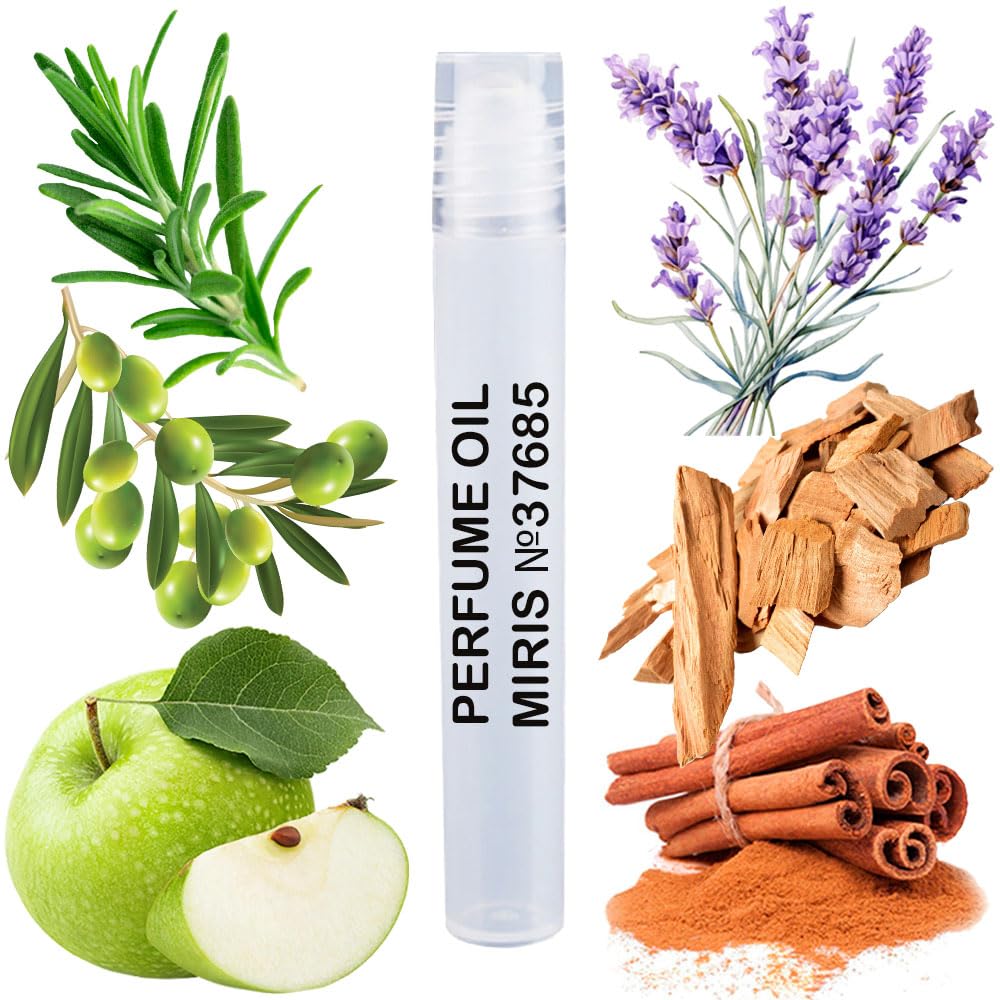 MIRIS Perfume Oil No. 37685, Inspired by Bos Bottled Infinite, Long-Lasting Men Roll-On, Rollerball 0.34 Fl Oz / 10 ml