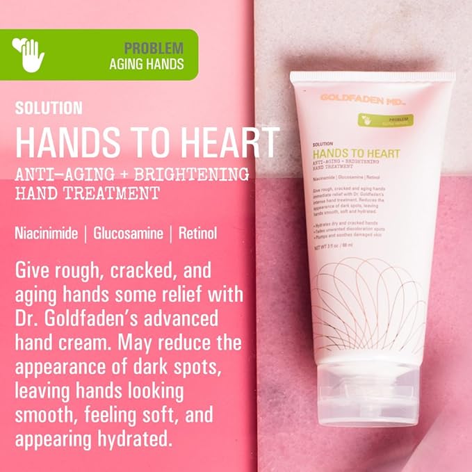 GOLDFADEN MD Hands To Heart Oil of Grapefruit Anti-Aging + Brightening Hand Treatment 3 fl. oz.