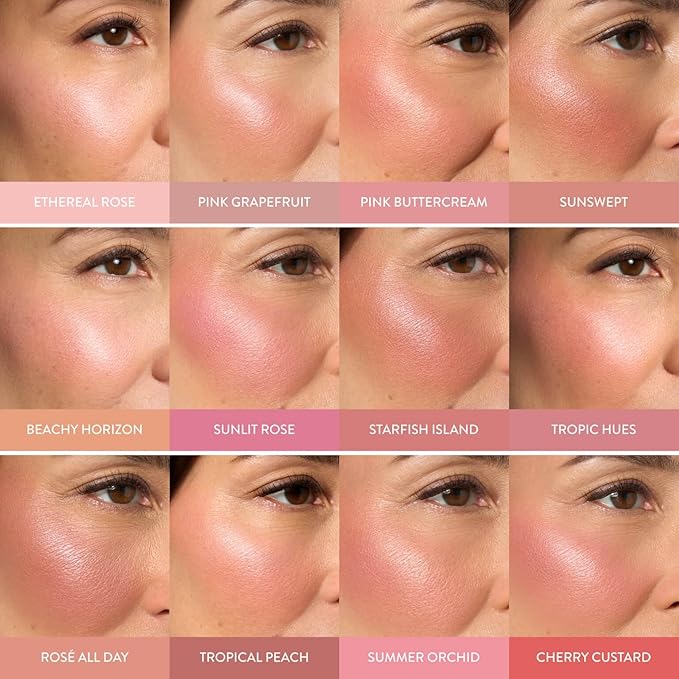 LAURA GELLER NEW YORK Baked Blush-n-Brighten Marbleized Blush for Cheeks - Beachy Horizon - Natural Finish