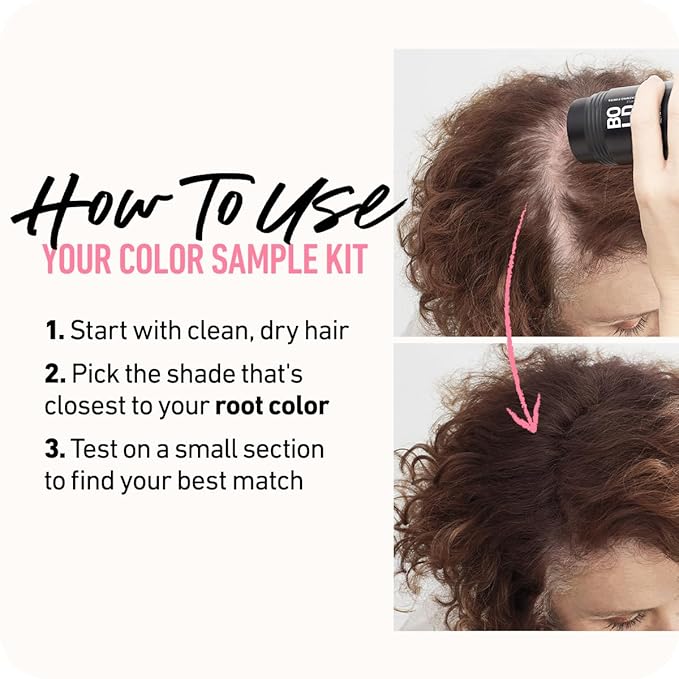 Boldify Hair Fibers Color Sample Kit - Fill In Thinning and Fine Hair for an Instantly Fuller, Thicker Look - 14 Shades for Women & Men - Dark Browns + Black