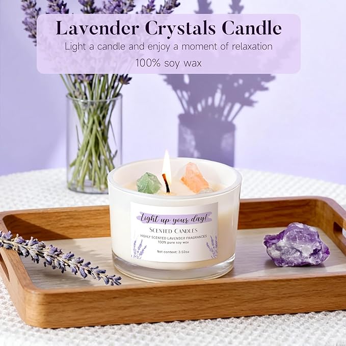 Spa Gifts for Women 13Pcs Mothers Day Gifts Happy Birthday Gift Baskets Christmas Relaxation Home Spa Kit Lavender Bath Set Self Care Package Thank You Box for Mom Her Sister Teacher Friends Purple