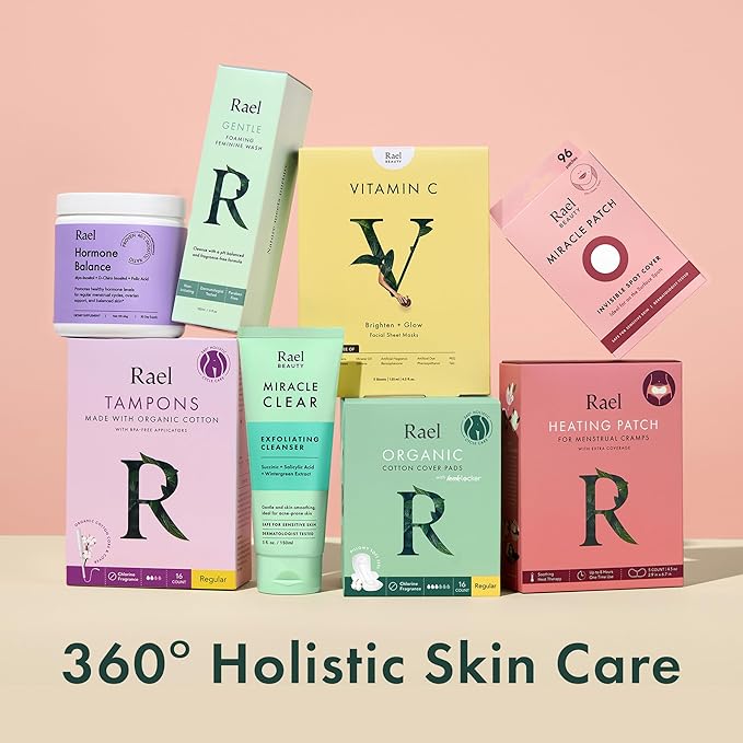 Rael Miracle Clear Facial Cleanser – Makeup Remover, Face Wash for Women, Korean Skin Care (Exfoliating Cleanser, 5.1 fl. oz)