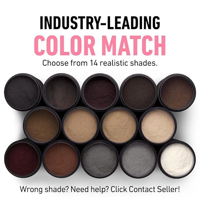 BOLDIFY Hair Fibers (56.5g) Fill In Fine and Thinning Hair for an Instantly Thicker & Fuller Look - Best Value & Superior Formula -14 Shades for Women & Men - Dark Blonde