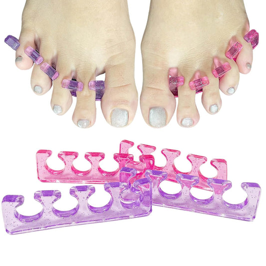 SUNFATT Toe Separators,Toe Spacers for Women,Toe Separators Use for Separation of Toenails or Nails as Well as Polishing of Nail Polish.(Thin)