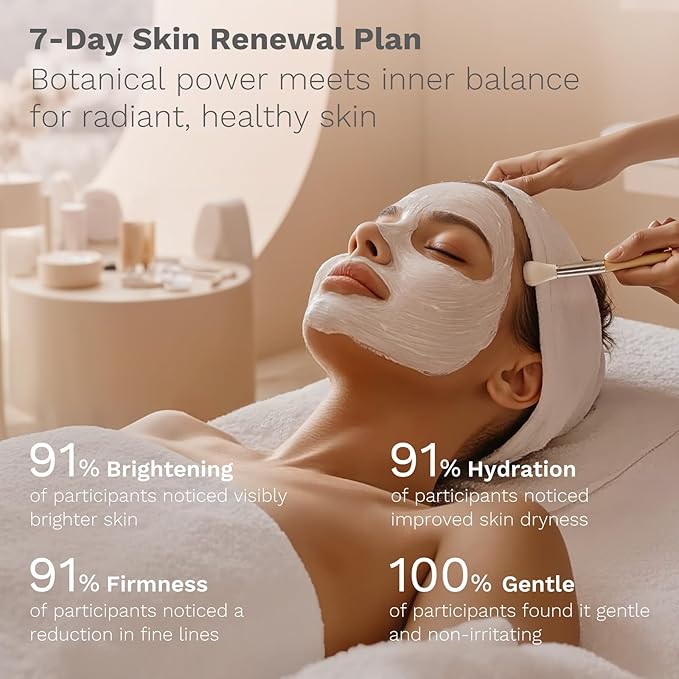 APoEM Replenish Glow Mask | face masks skincare for instant plumping, deep hydration & firming | smoothing fine lines, brightening & antioxidant protection | Spanish skincare, 150ml