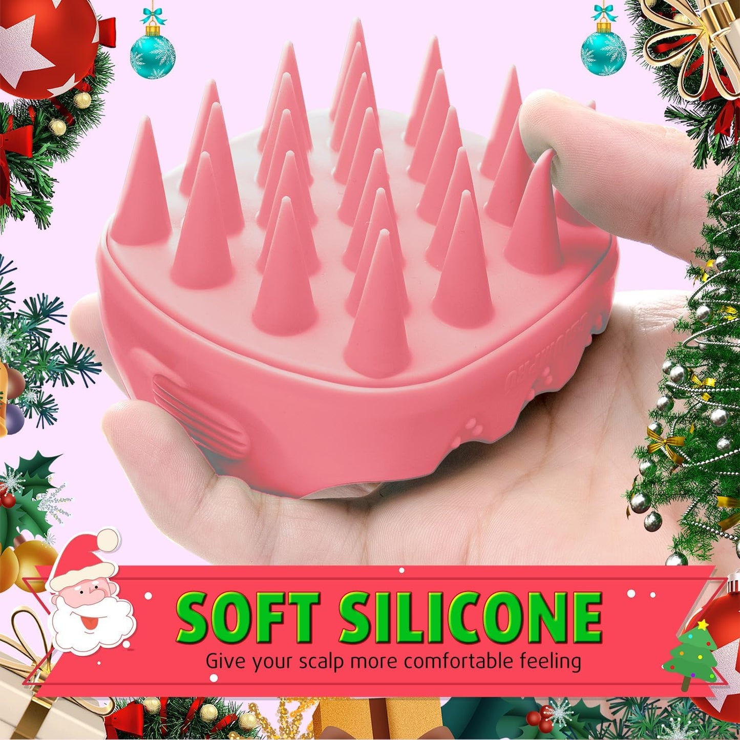 Cbiumpro 2-Pack Scalp Massager Shampoo Brush, Ultra Soft Silicone Scalp Scrubber Exfoliator Brush for Hair Growth & Dandruff Removal - 100% Fit All Hair Types