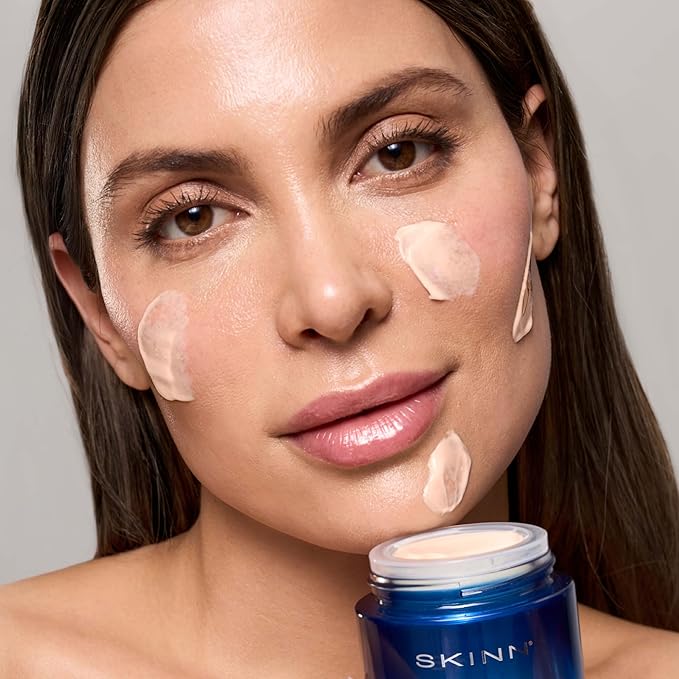 SKINN Age Reset, Anti-Aging Facial Day Cream with SPF 30 - Daily Lightweight Multi-Correction Face Moisturizer Firms, Hydrates & Brightens Skin – with Vitamin C+ 100% Mineral SPF