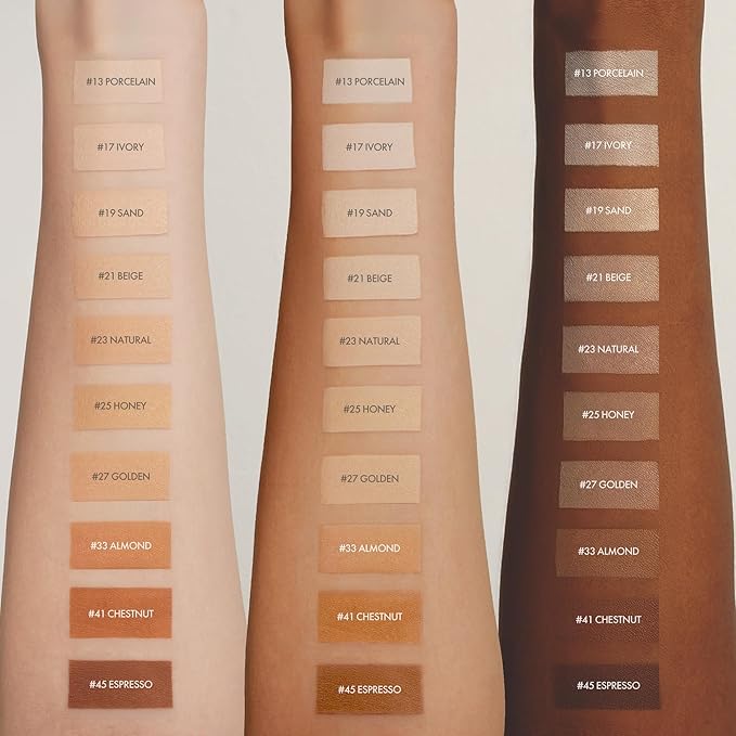 Easydew Mela B Toning Ampoule Cushion - 2-in-1 Korean Skin Care & Face Beauty Makeup - Age-Defying Full Coverage Cushion Foundation with Niacinamide & Hyaluron-Vital C 0.45 oz (#27 Golden)