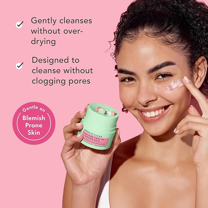 Rael Miracle Clear Facial Cleanser – Makeup Remover, Face Wash for Women, Korean Skin Care (Cleansing Balm, 1.69 fl. oz)