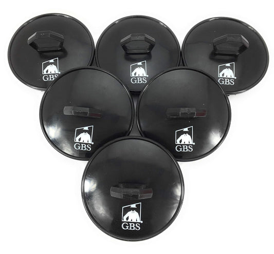 G.B.S Soft Scalp Massage Brush for Women and Men, Black, Pack of 6