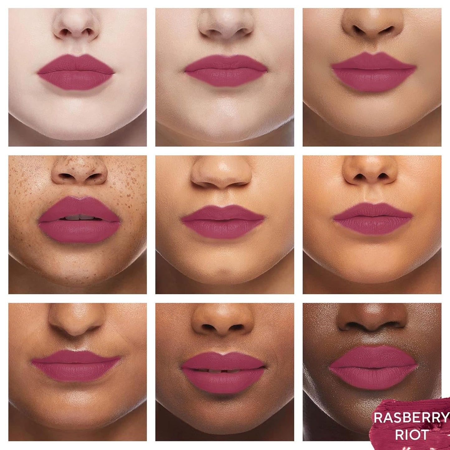 Mirabella - Velvet Matte Lip Crayon, Retractable Highly-Pigmented 2-in-1 Makeup, Long-Lasting Hydrating Lipstick Crayon + Lip Liner, Moisturizing Lipcare Formula, Raspberry Riot