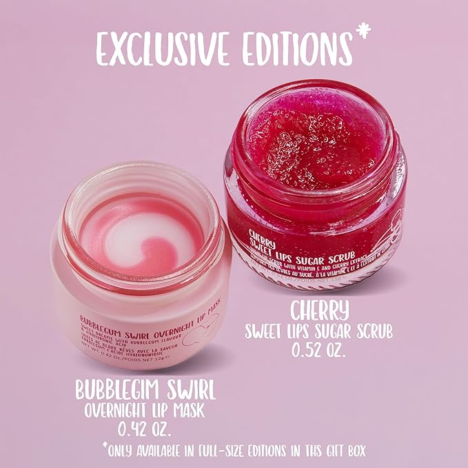W7 Beauty Blast Lip Legends Sweet Dreams Lip Care Set - Lip Masks, Scrubs, Balms and More – Exclusive W7 Sweet Dreams Flavors Included