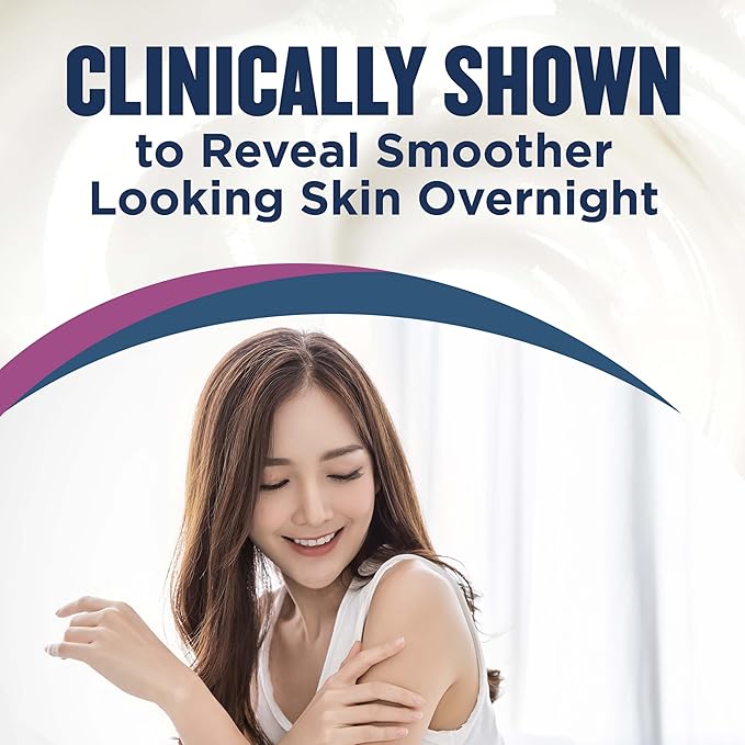 Gold Bond Age Renew Retinol Overnight Body & Face Lotion, Retinol Face and Body Lotion with Peptide Complex, 7 oz