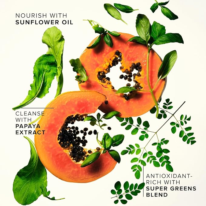 Farmacy Sensitive Skin Makeup Remover Cleansing Balm - Green Clean Waterproof Makeup Remover Balm + Oil Cleanser for Face - Melts Make Up + SPF - Hydrates + Softens Skin - Fragrance Free (30ml)