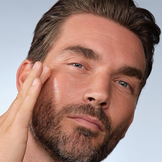 Caldera + Lab The Good | Men's Organic Moisturizing Face Serum for Dry, Sensitive, & Normal Skin – Vegan, Natural & Antioxidant Packed Skincare Facial Oil