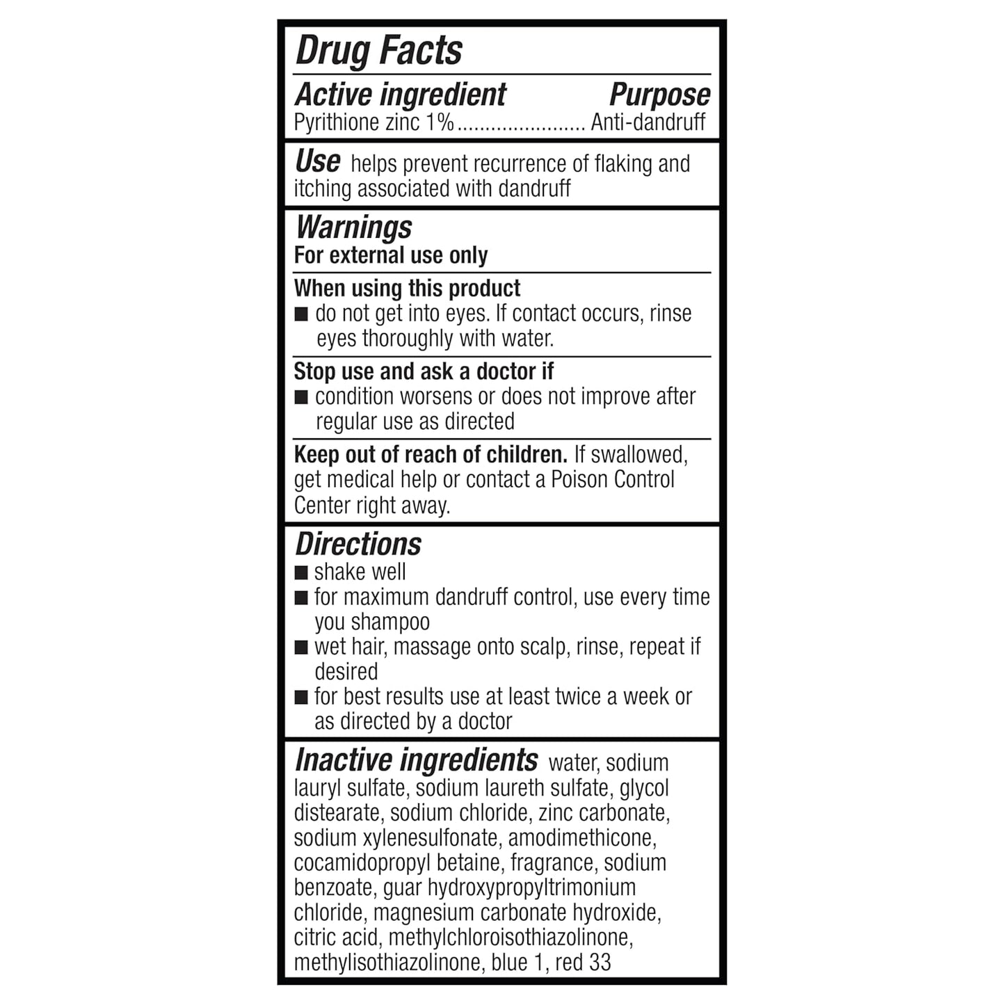 Amazon Basics 2-in-1 Dandruff Shampoo and Conditioner, Gentle, pH Balanced, 12.5 Fl Oz (Pack of 6) (Previously Solimo)