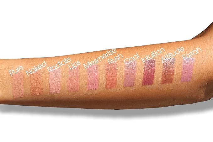 Nude Envie - Lipstick - Creamy & Long-Lasting Finish - Velvety Texture & Easy Application - Luxury Hydration - With Shea Butter, Vitamin E & Jojoba Oil - Vegan, Paraben-Free & Cruelty-Free - Mesmerize