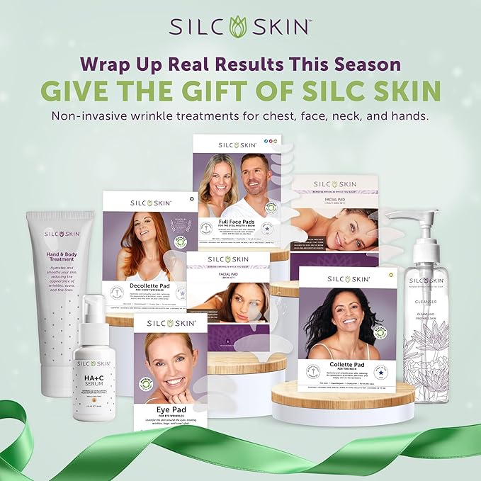 Silc Skin Silicone Eye Pads Reusable Overnight Eye Patches, Medical Grade Silicone For Fine Lines And Puffiness, Eye Mask Holiday Beauty Gift For Her, 20 Day Supply