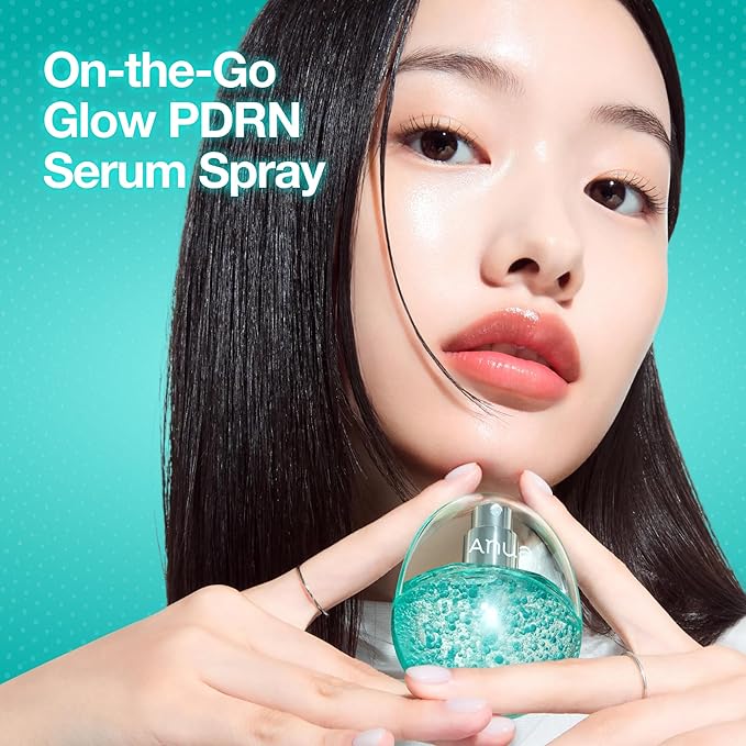 ANUA PDRN Collagen Glow Facial Serum Spray, Hydrating Face Mist, Hyaluronic Acid, dewy Glass Finish, All Skin Types, Instant Plumping Hydration, Firming Care, Korean Skincare, 1.01 fl oz