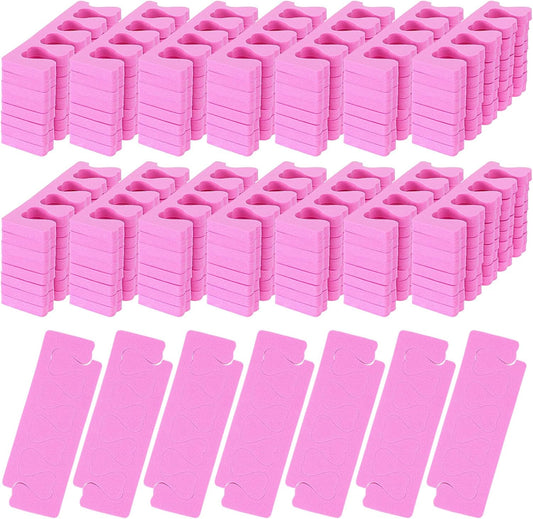 400 Pcs (200 Pairs) Toe Separators Pedicure Tool Kit Soft Toe Spacers for Pedicures Spreaders Finger Dividers for Women Men Feet Nail Toenails Art Painting Polish Spa(White)
