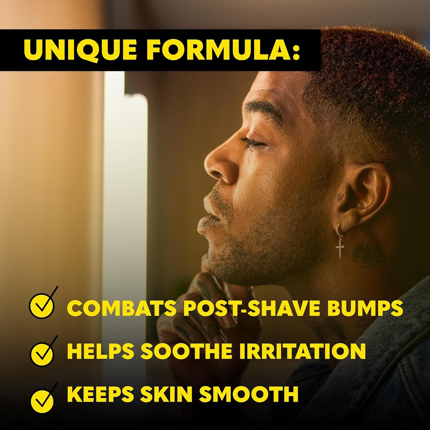 The Beard Club Aftershave for Men – Soothing After Shave Lotion for Men with Chamomile, Tea Tree Oil & Willow Bark – Post Shave Balm Calms Irritation, Prevents Razor Burn & Bumps - 3.4 Fl Oz - 1 Pack