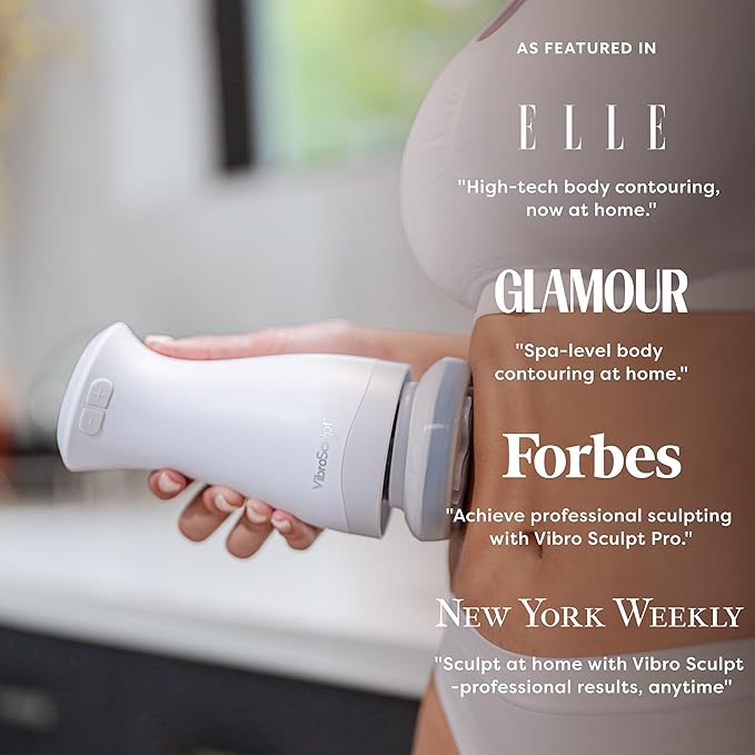 Vibro Sculpt Pro Body Sculpting Massager – Handheld Cellulite Massage Tool for Stomach, Legs & Arms – at-Home Body Toning & Smoothing Device