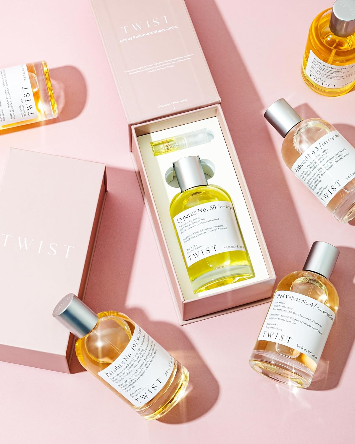 Twist - Stars No. 17 - Eau De Parfum Inspired by Burb. Her, Long-Lasting Perfume For Women, Strawberry & Vanilla, Vegan, Clean Ingredients, Fragrance - Spray 100 ml | 3.4 fl. oz.