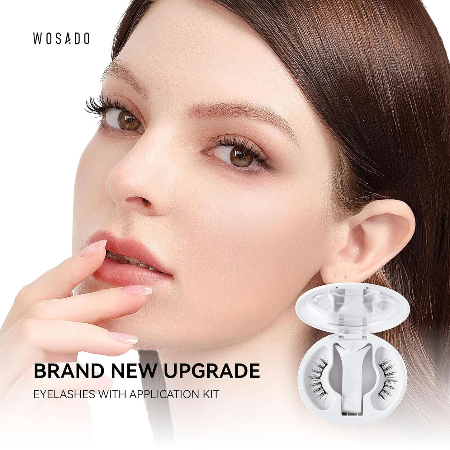 Magnetic Eyelashes with Applicator Kit, [No.28 Destination Collection: Sedona Trail] Reusable Magnetic Lashes without Eyeliner, Glue-free False Lashes, Waterproof, Lightweight