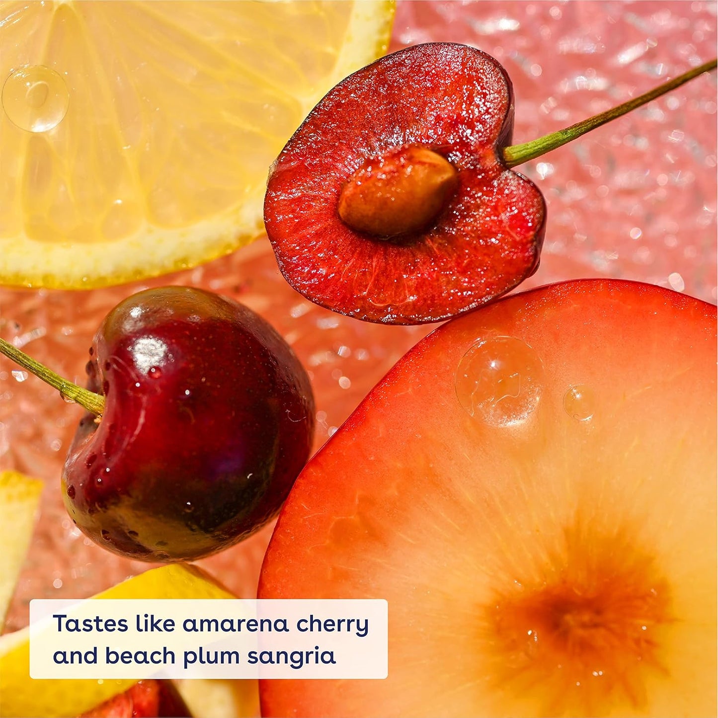 eos Sunset Sips Lip Butter Tube- Wild Cherry Slushie, 24-Hour Moisture, Overnight Lip Mask, Lip Care Products, 0.35 fl oz (Pack of 2)