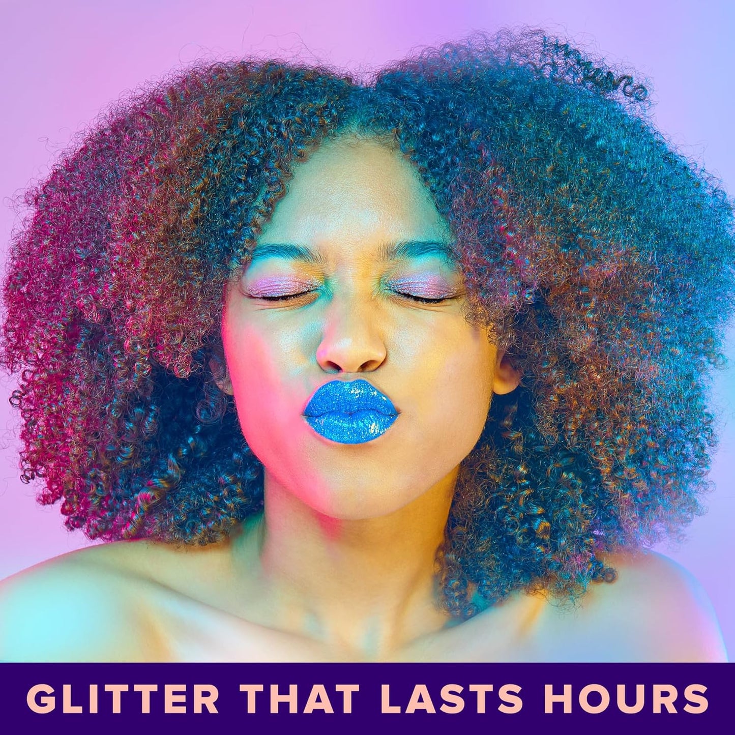 UNICORN SNOT Quiet Riot™ Plastic-Free Glitter Lip Duo | 2-in-1 Set w/Matte Lipstick & Sparkly Glitter Lip Gloss | Halloween Costume Makeup | 0.15oz Pink Lipstick & 0.16oz Gloss (Fusion)